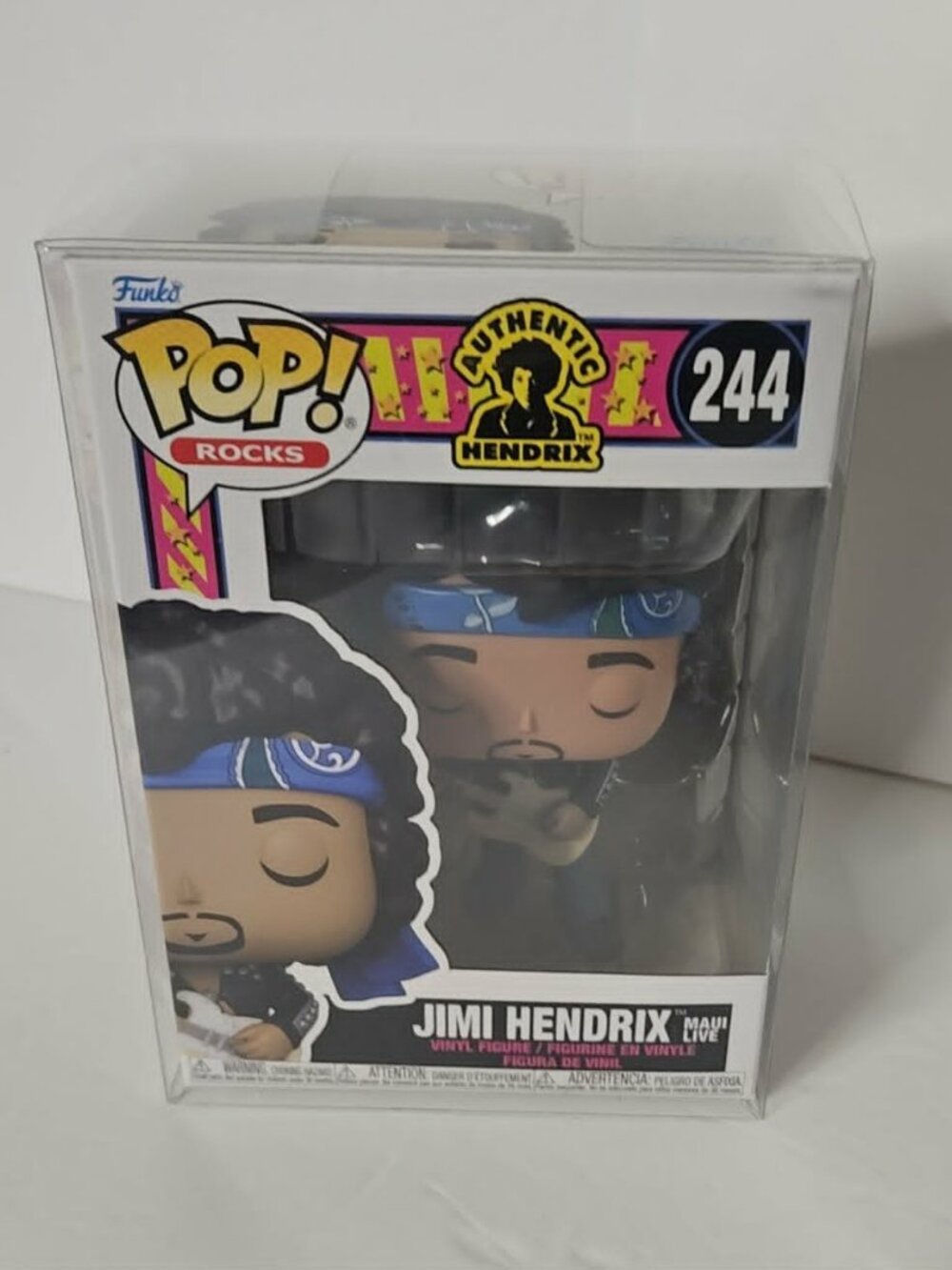 Funko Pop! Rocks: Jimi Hendrix Live in Maui #244 Vaulted - Picture 2 of 7
